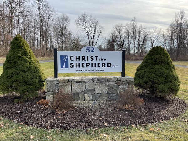 Christ the Shepherd real estate sign in CT by Paragon Signs