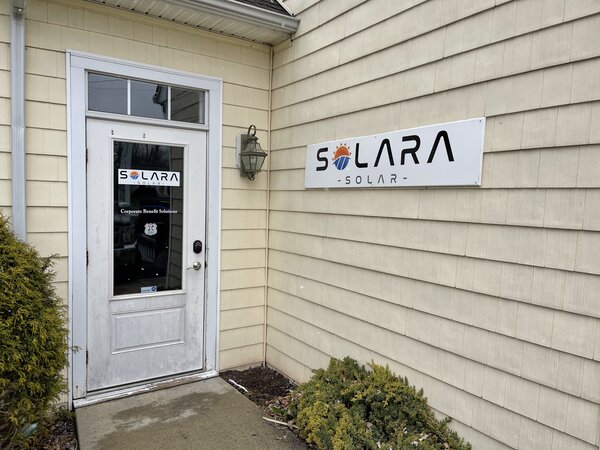 Custom business signs of soalr made by Paragon Signs and Graphics in Connecticut