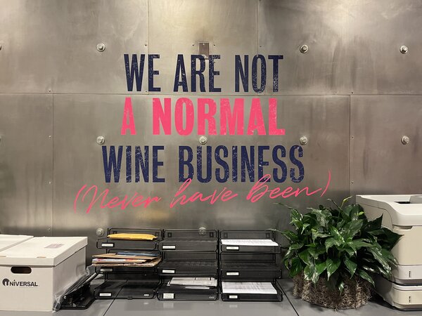Custom wall decals for Wine Business