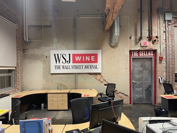WSJ panel sign made by Paragon Signs & Graphics in CT