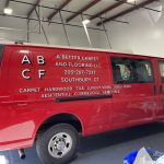 Carpet and Floring LLC car graphics by Connecticut Sign Company