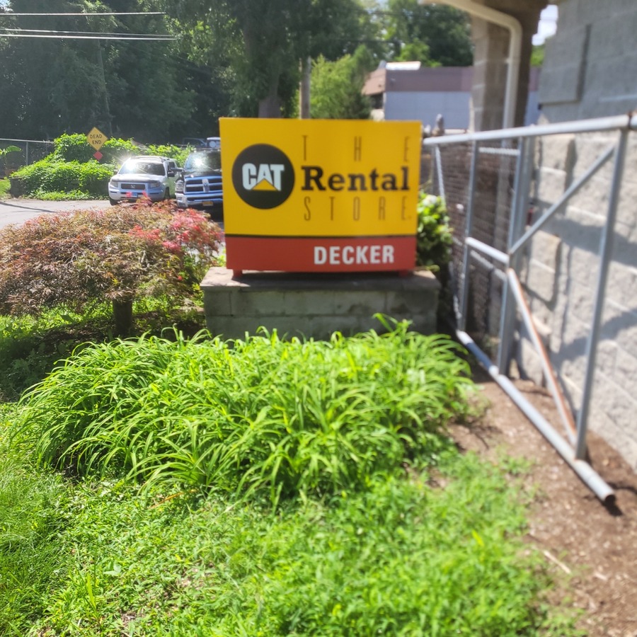 Custom yard sign of rental